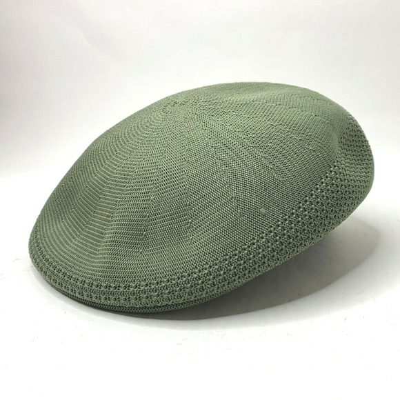 VTG Dobbs Cabbie Driver Cap Hat Size Large Newsboy Green USA - Picture 1 of 4